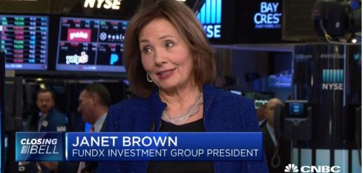 FundX CEO Janet Brown on CNBC The Closing Bell